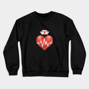 Nurses: Heroes in Scrubs Tee Crewneck Sweatshirt